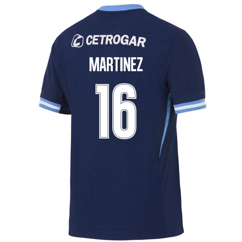 Danxen Kinderen Mauricio Martinez #16 Koninklijk Blauw Lichtblauw Wit Uitshirt Uittenue 2026/27 T-Shirt