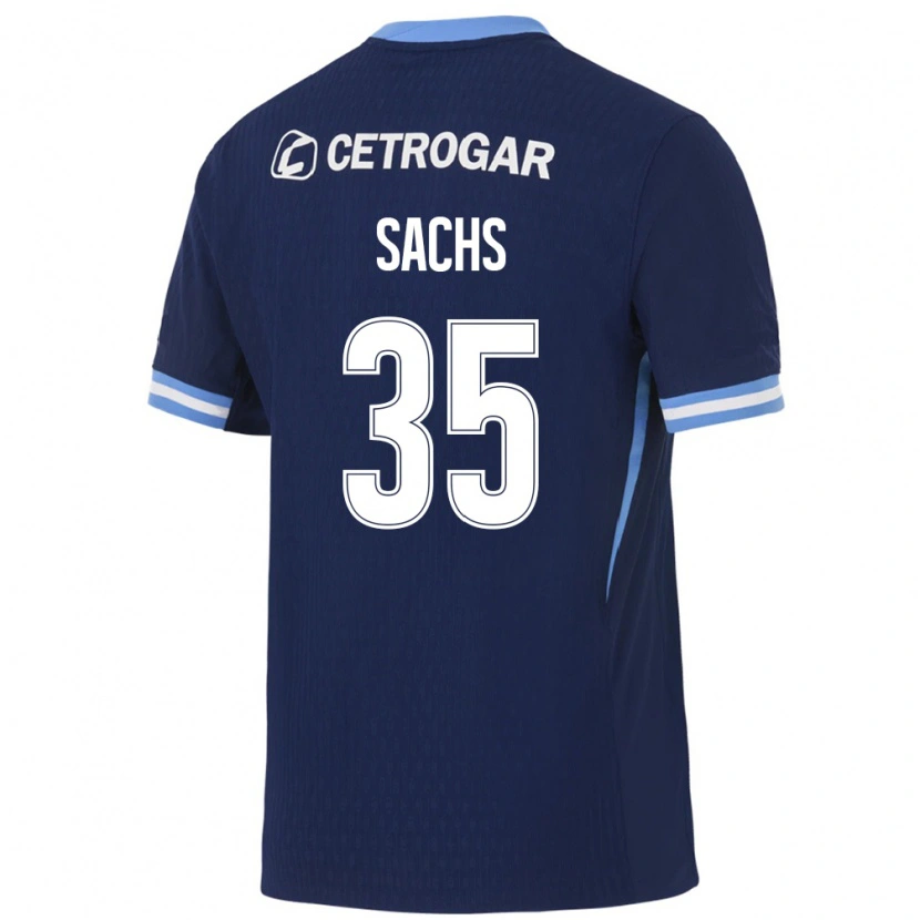 Danxen Kinderen Adriana Sachs #35 Koninklijk Blauw Lichtblauw Wit Uitshirt Uittenue 2026/27 T-Shirt