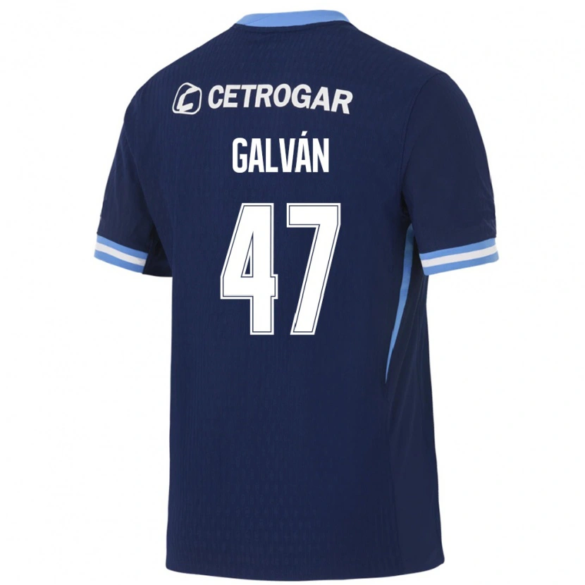 Danxen Kinderen Ignacio Galvan #47 Koninklijk Blauw Lichtblauw Wit Uitshirt Uittenue 2026/27 T-Shirt
