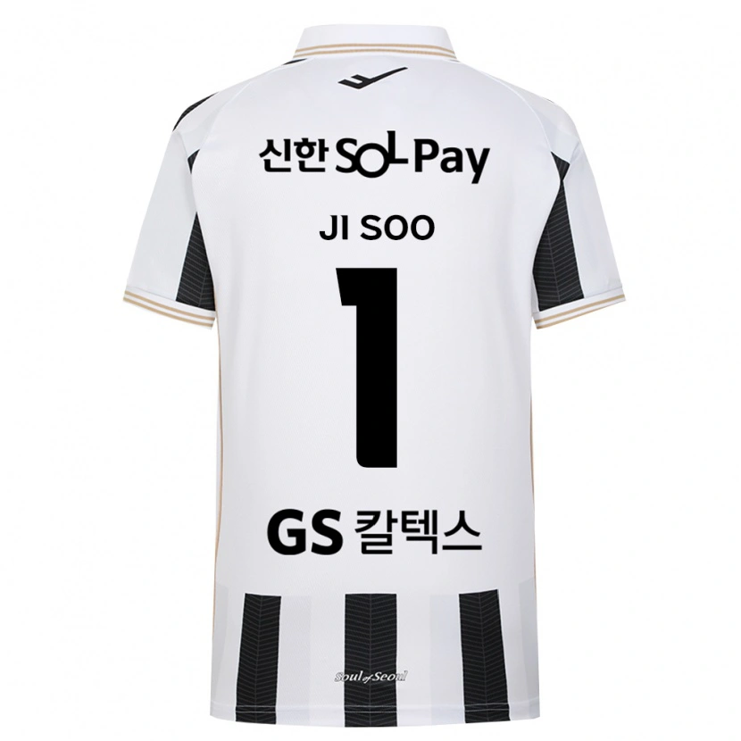 Danxen Kinderen Ji-Soo Ryu #1 Zwart Wit Uitshirt Uittenue 2026/27 T-Shirt