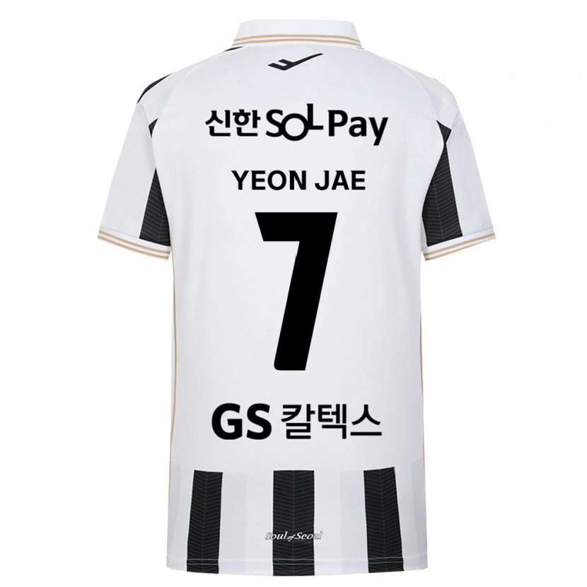 Danxen Kinderen Yeon-Jae Jung #7 Zwart Wit Uitshirt Uittenue 2026/27 T-Shirt
