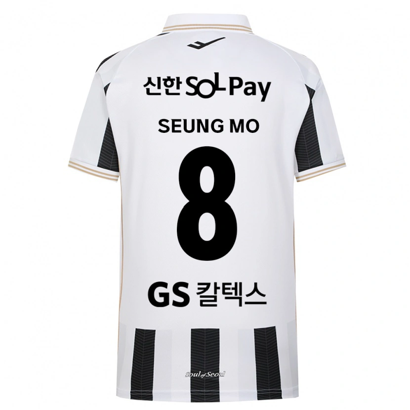 Danxen Kinderen Seung-Mo Lee #8 Zwart Wit Uitshirt Uittenue 2026/27 T-Shirt
