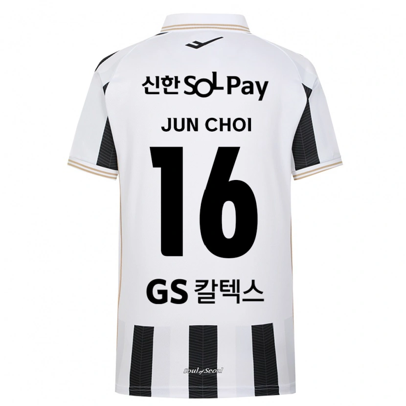 Danxen Kinderen Jun Choi #16 Zwart Wit Uitshirt Uittenue 2026/27 T-Shirt