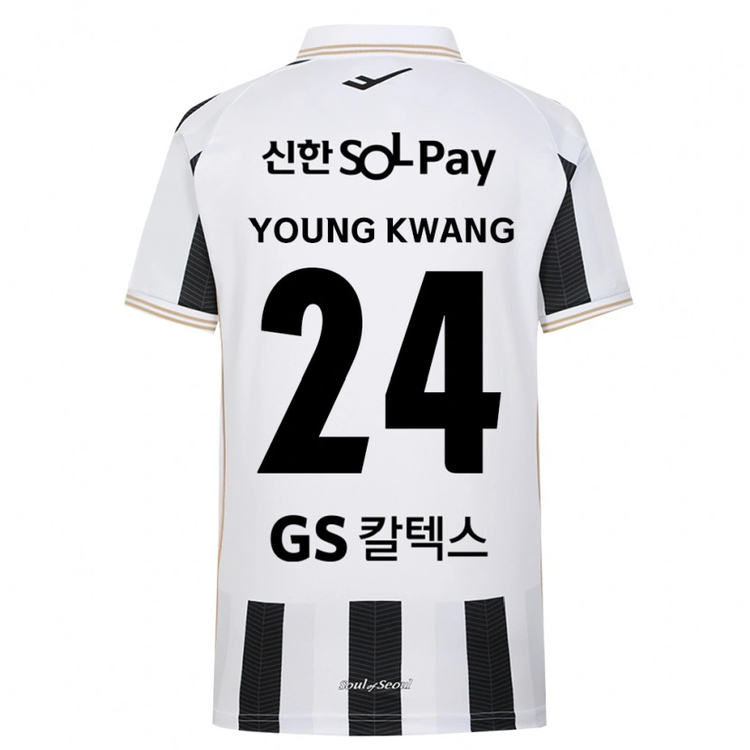 Danxen Kinderen Young-Kwang Cho #24 Zwart Wit Uitshirt Uittenue 2026/27 T-Shirt