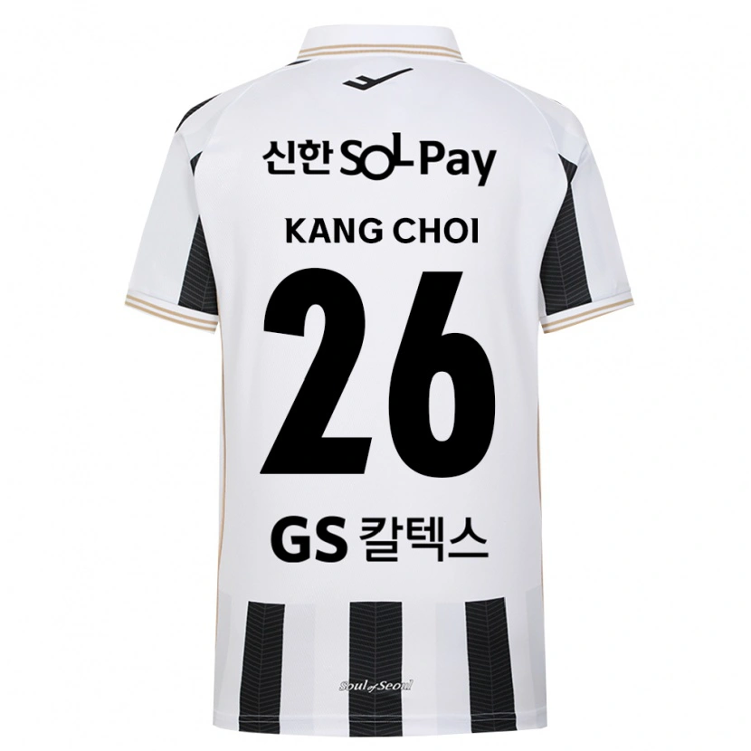 Danxen Kinderen Kang Choi #26 Zwart Wit Uitshirt Uittenue 2026/27 T-Shirt