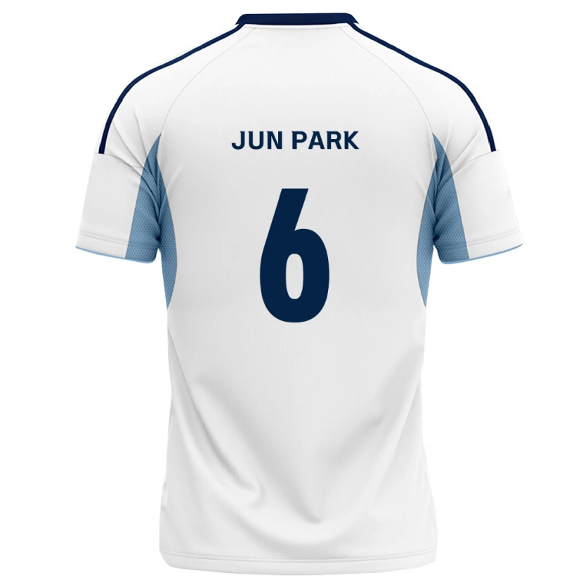 Danxen Kinderen Jun Park #6 Koninklijk Blauw Wit Uitshirt Uittenue 2026/27 T-Shirt