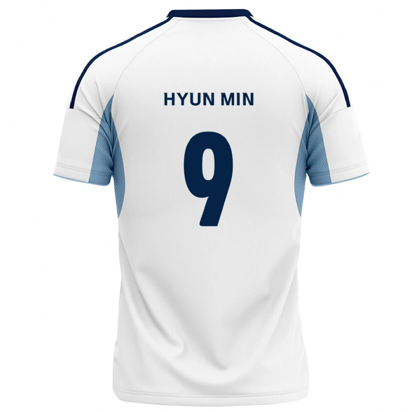 Danxen Kinderen Hyun-Min Oh #9 Koninklijk Blauw Wit Uitshirt Uittenue 2026/27 T-Shirt