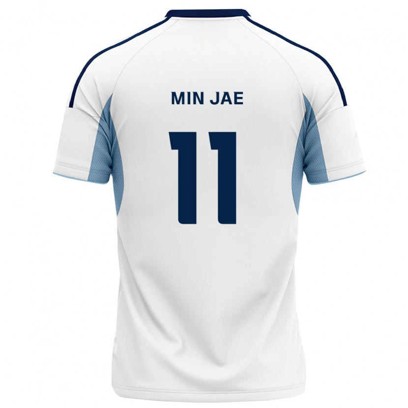 Danxen Kinderen Min-Jae Jo #11 Koninklijk Blauw Wit Uitshirt Uittenue 2026/27 T-Shirt