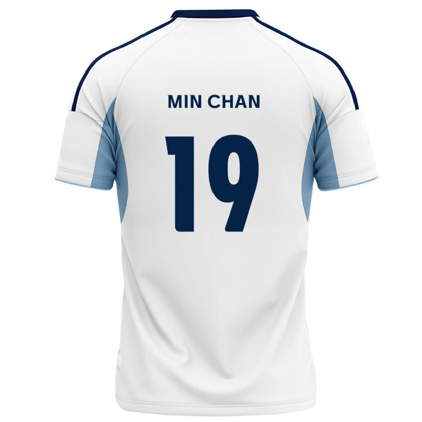 Danxen Kinderen Min-Chan Kim #19 Koninklijk Blauw Wit Uitshirt Uittenue 2026/27 T-Shirt
