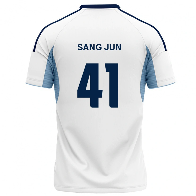 Danxen Kinderen Sang-Jun Park #41 Koninklijk Blauw Wit Uitshirt Uittenue 2026/27 T-Shirt