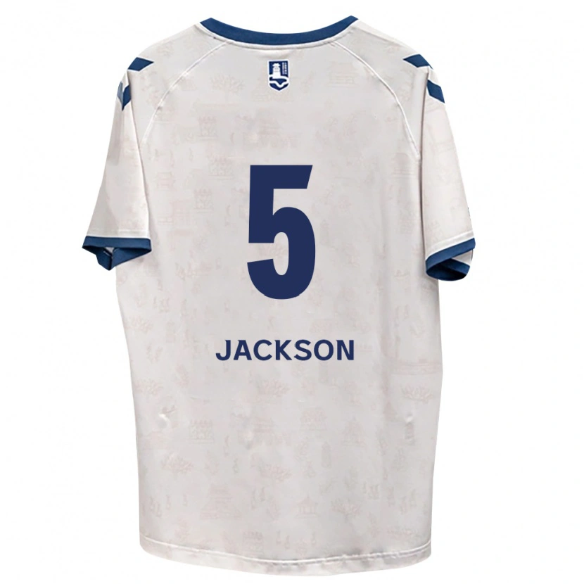 Danxen Kinderen Lachlan Jackson #5 Koninklijk Blauw Wit Uitshirt Uittenue 2026/27 T-Shirt