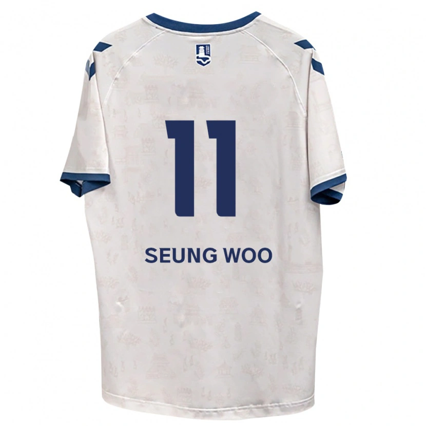 Danxen Kinderen Seung-Woo Lee #11 Koninklijk Blauw Wit Uitshirt Uittenue 2026/27 T-Shirt