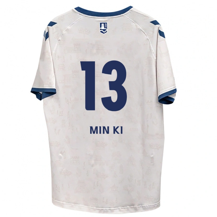 Danxen Kinderen Min-Ki Jeong #13 Koninklijk Blauw Wit Uitshirt Uittenue 2026/27 T-Shirt
