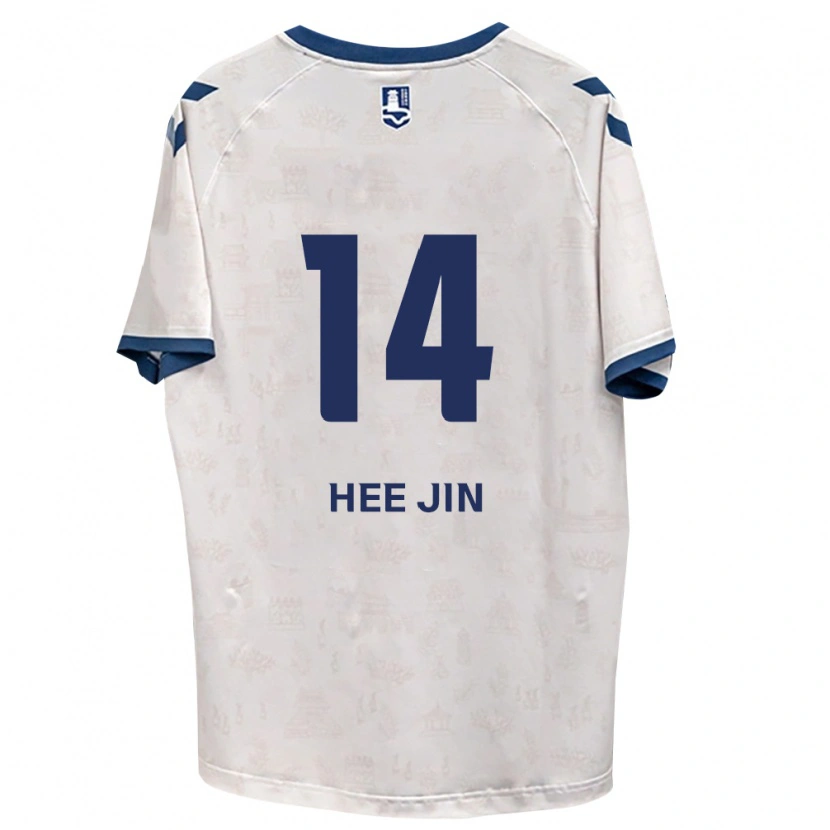 Danxen Kinderen Hee-Jin Eo #14 Koninklijk Blauw Wit Uitshirt Uittenue 2026/27 T-Shirt