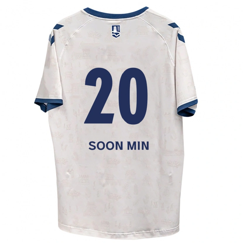 Danxen Kinderen Soon-Min Hwang #20 Koninklijk Blauw Wit Uitshirt Uittenue 2026/27 T-Shirt