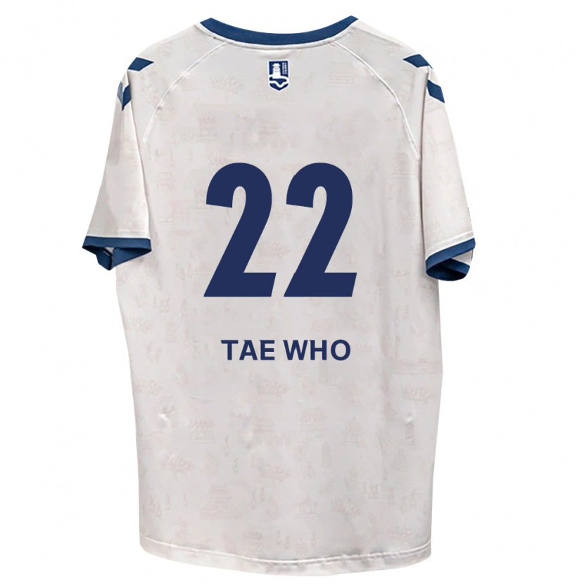 Danxen Kinderen Tae-Who Yang #22 Koninklijk Blauw Wit Uitshirt Uittenue 2026/27 T-Shirt