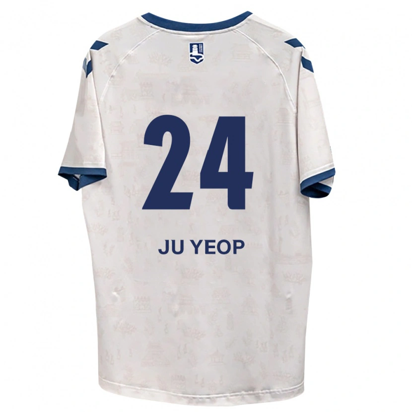 Danxen Kinderen Ju-Yeop Kim #24 Koninklijk Blauw Wit Uitshirt Uittenue 2026/27 T-Shirt