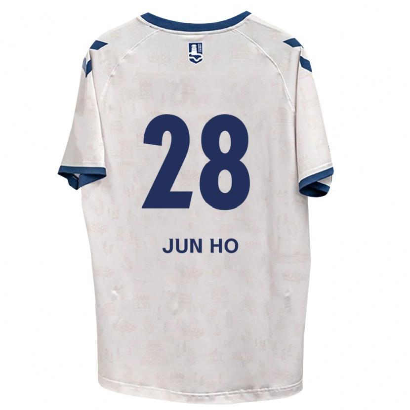 Danxen Kinderen Jun-Ho Son #28 Koninklijk Blauw Wit Uitshirt Uittenue 2026/27 T-Shirt