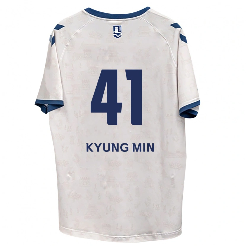 Danxen Kinderen Kyung-Min Lee #41 Koninklijk Blauw Wit Uitshirt Uittenue 2026/27 T-Shirt