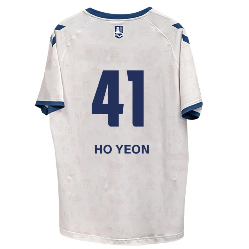 Danxen Kinderen Ho-Yeon Joo #41 Koninklijk Blauw Wit Uitshirt Uittenue 2026/27 T-Shirt