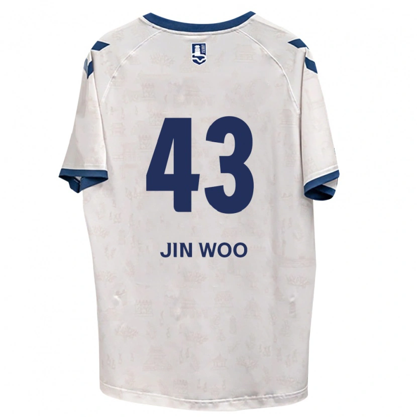 Danxen Kinderen Jin-Woo Park #43 Koninklijk Blauw Wit Uitshirt Uittenue 2026/27 T-Shirt