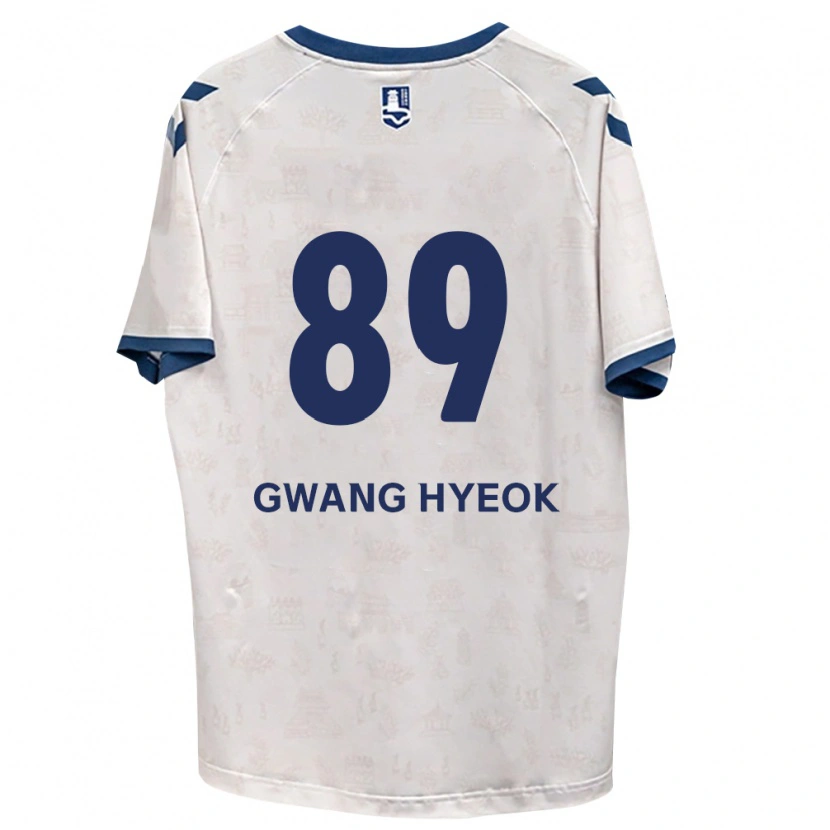 Danxen Kinderen Gwang-Hyeok Lee #89 Koninklijk Blauw Wit Uitshirt Uittenue 2026/27 T-Shirt