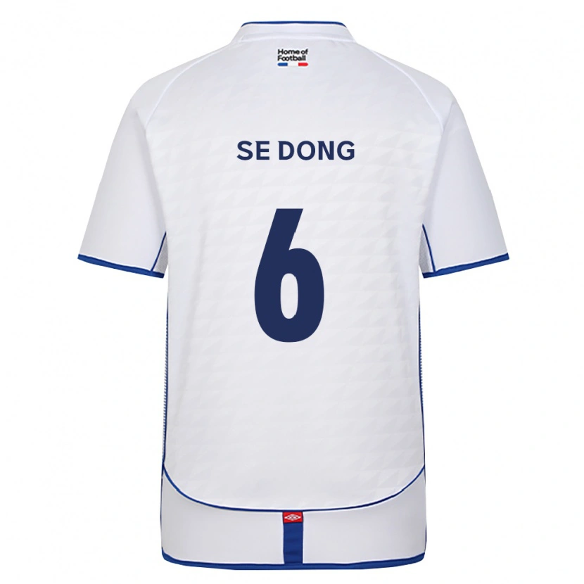 Danxen Kinderen Se-Dong Chang #6 Zwart Wit Rood Uitshirt Uittenue 2026/27 T-Shirt