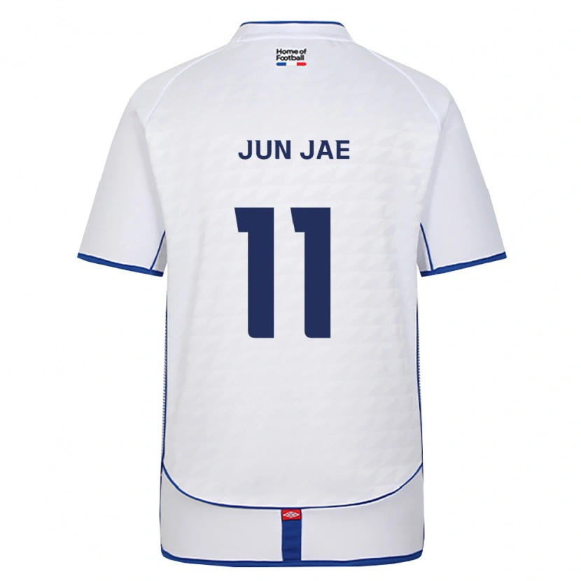 Danxen Kinderen Jun-Jae Lee #11 Zwart Wit Rood Uitshirt Uittenue 2026/27 T-Shirt
