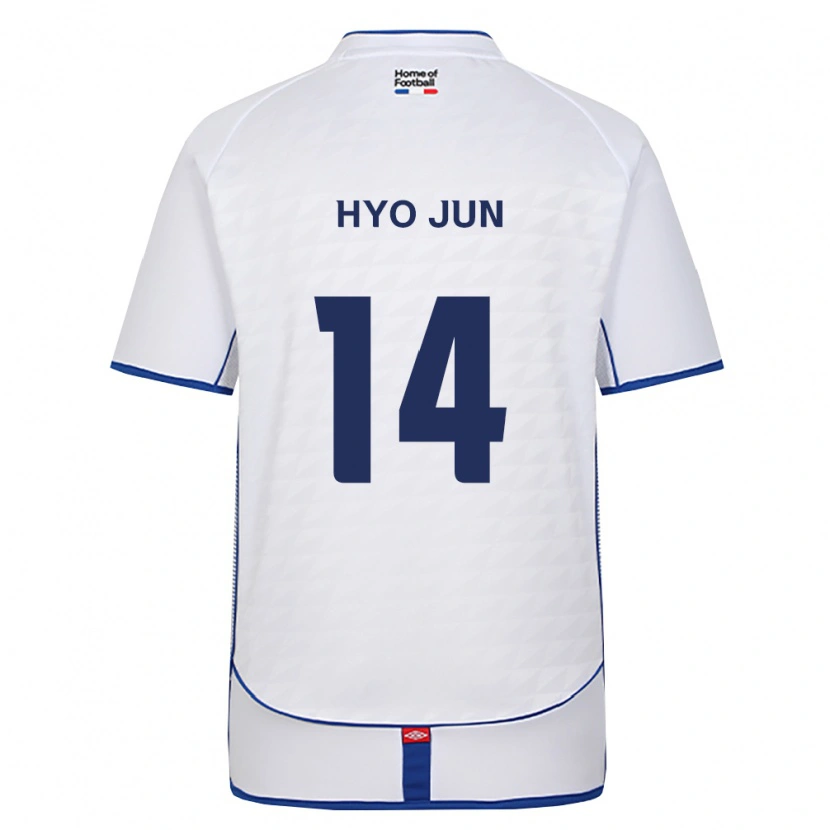 Danxen Kinderen Hyo-Jun Sun #14 Zwart Wit Rood Uitshirt Uittenue 2026/27 T-Shirt