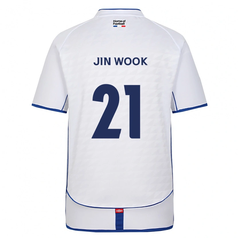 Danxen Kinderen Jin-Wook Yoo #21 Zwart Wit Rood Uitshirt Uittenue 2026/27 T-Shirt