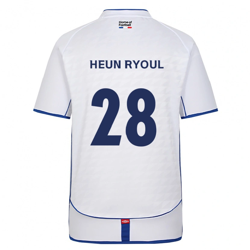 Danxen Kinderen Heun-Ryoul Lee #28 Zwart Wit Rood Uitshirt Uittenue 2026/27 T-Shirt