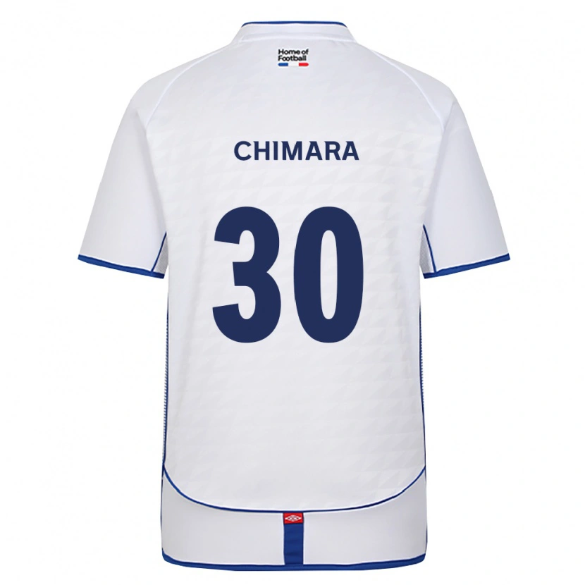 Danxen Kinderen Justin Chimara #30 Zwart Wit Rood Uitshirt Uittenue 2026/27 T-Shirt