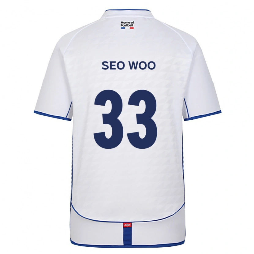 Danxen Kinderen Seo-Woo Jeong #33 Zwart Wit Rood Uitshirt Uittenue 2026/27 T-Shirt