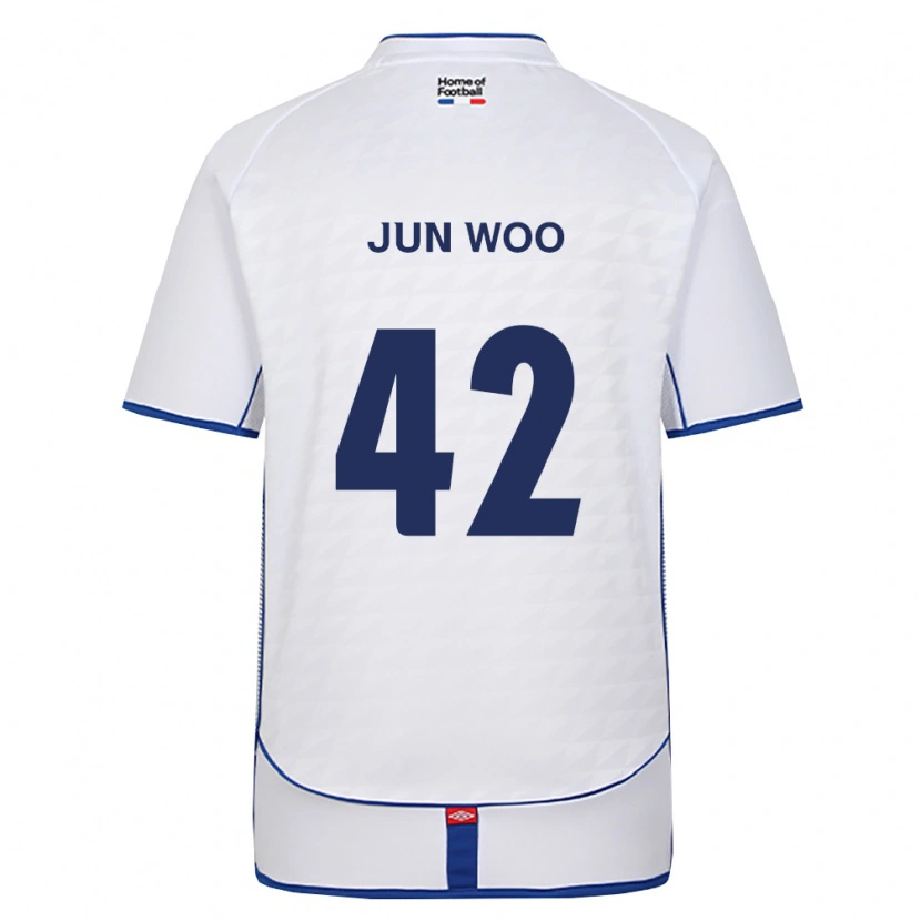 Danxen Kinderen Jun-Woo Lee #42 Zwart Wit Rood Uitshirt Uittenue 2026/27 T-Shirt