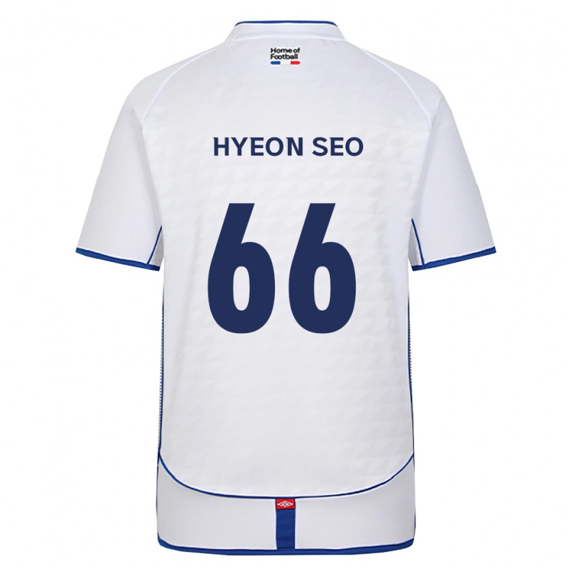 Danxen Kinderen Hyeon-Seo Han #66 Zwart Wit Rood Uitshirt Uittenue 2026/27 T-Shirt