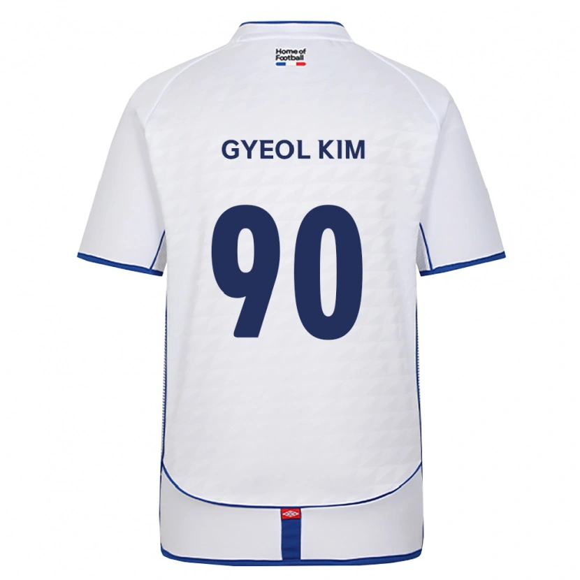 Danxen Kinderen Gyeol Kim #90 Zwart Wit Rood Uitshirt Uittenue 2026/27 T-Shirt