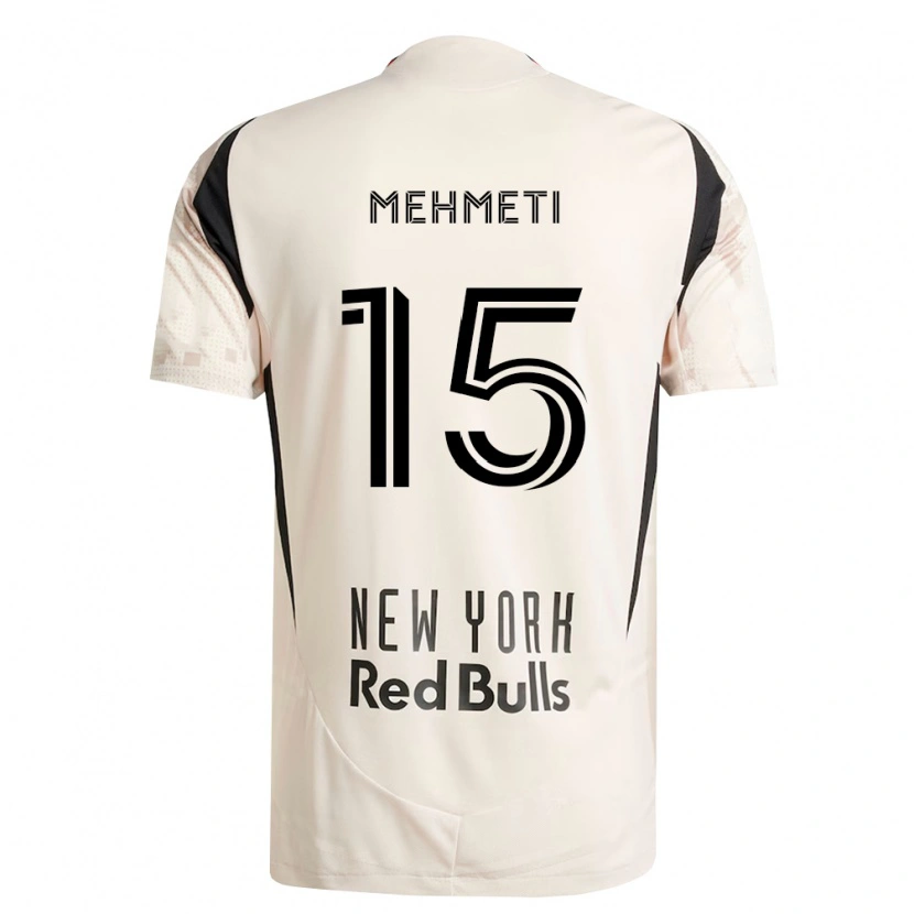 Danxen Kinderen Adri Mehmeti #15 Off-White Rood Zwart Uitshirt Uittenue 2026/27 T-Shirt