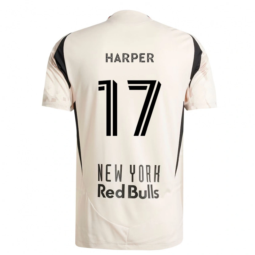 Danxen Kinderen Cameron Harper #17 Off-White Rood Zwart Uitshirt Uittenue 2026/27 T-Shirt