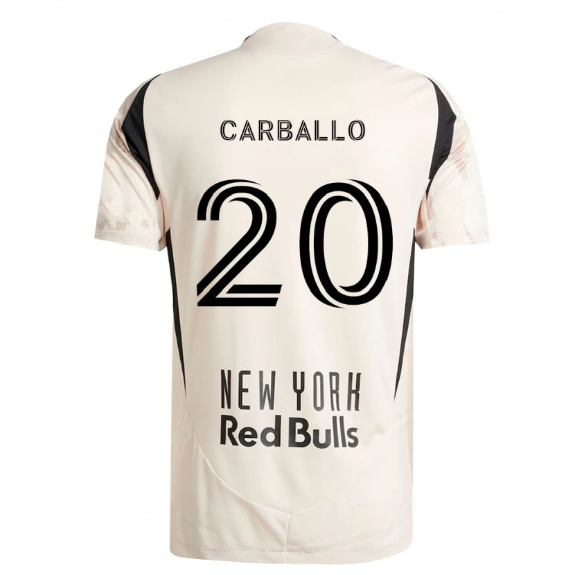 Danxen Kinderen Felipe Carballo #20 Off-White Rood Zwart Uitshirt Uittenue 2026/27 T-Shirt
