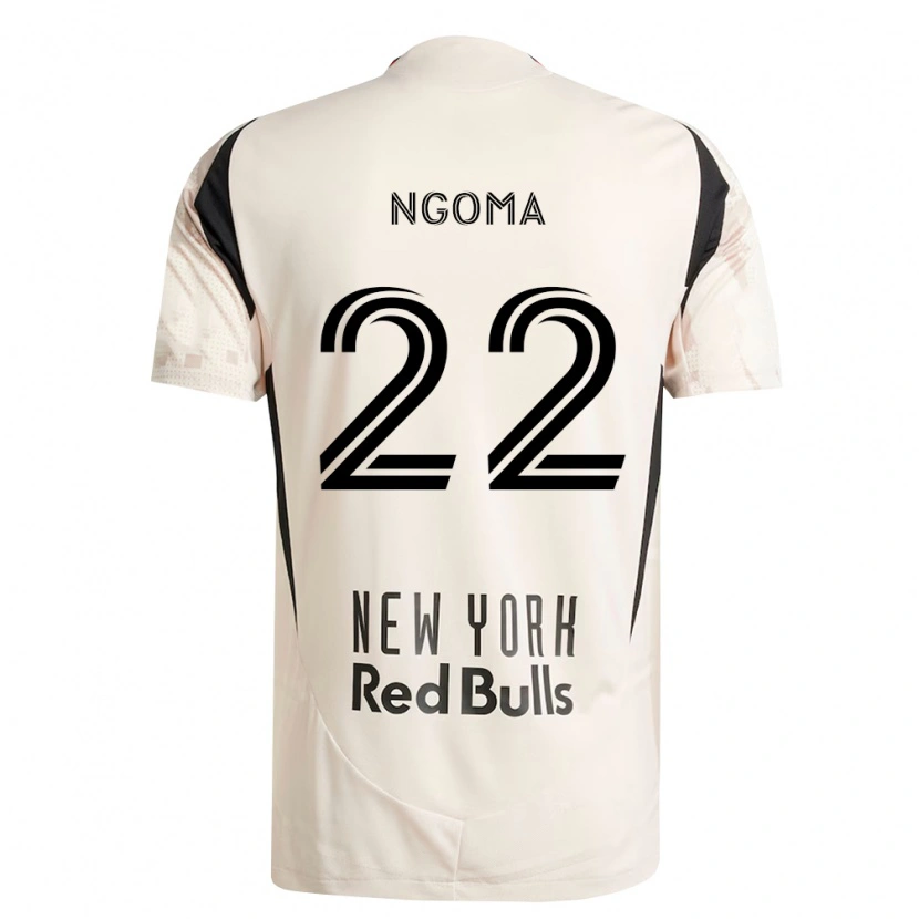 Danxen Kinderen Serge Ngoma #22 Off-White Rood Zwart Uitshirt Uittenue 2026/27 T-Shirt