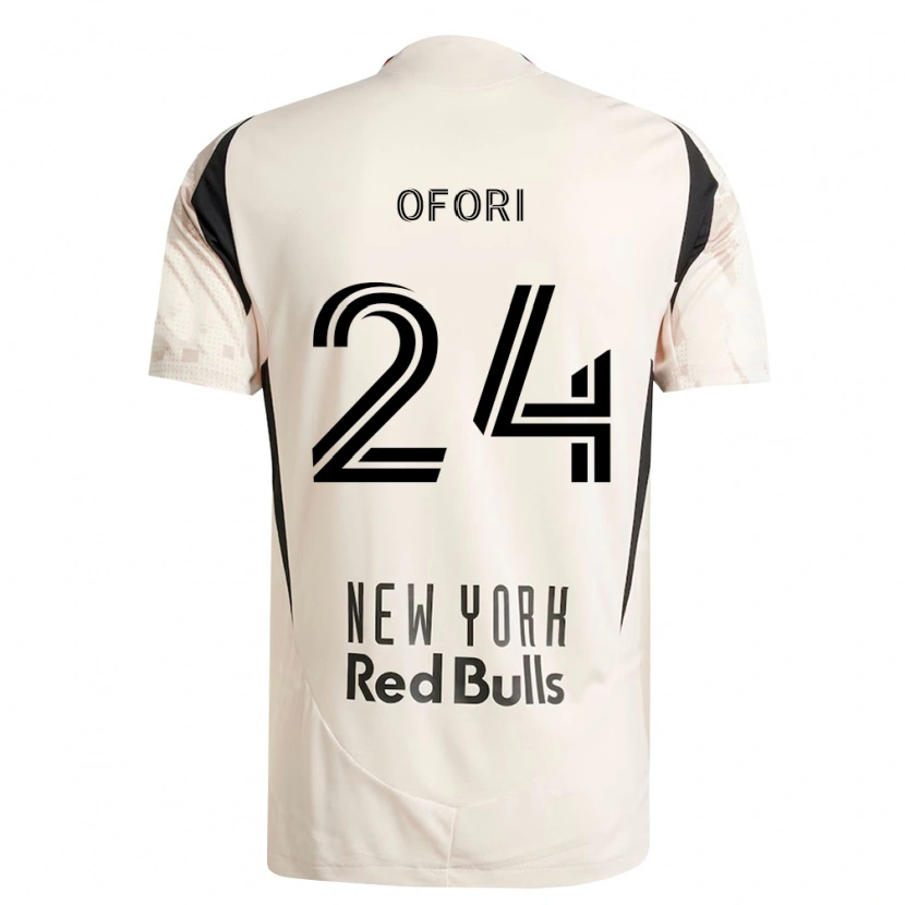 Danxen Kinderen Curtis Ofori #24 Off-White Rood Zwart Uitshirt Uittenue 2026/27 T-Shirt