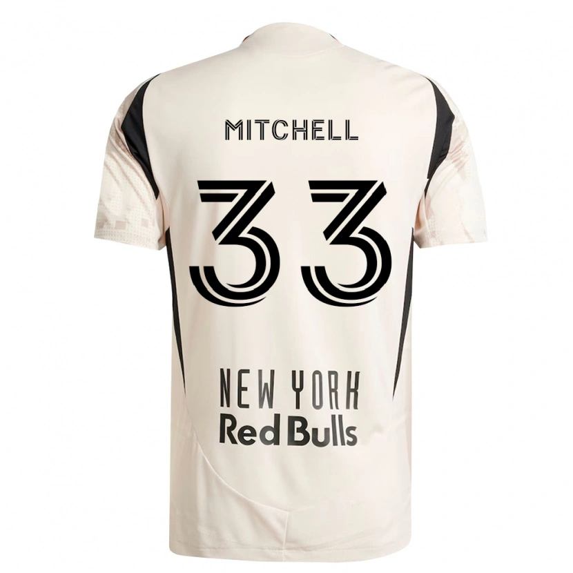 Danxen Kinderen Roald Mitchell #33 Off-White Rood Zwart Uitshirt Uittenue 2026/27 T-Shirt