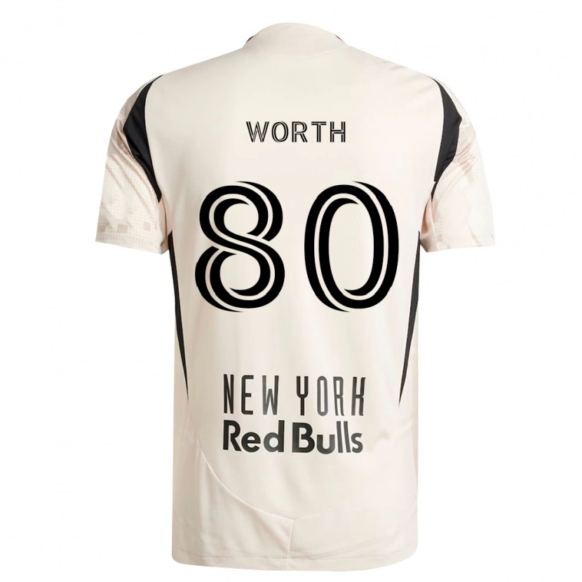 Danxen Kinderen Nate Worth #80 Off-White Rood Zwart Uitshirt Uittenue 2026/27 T-Shirt