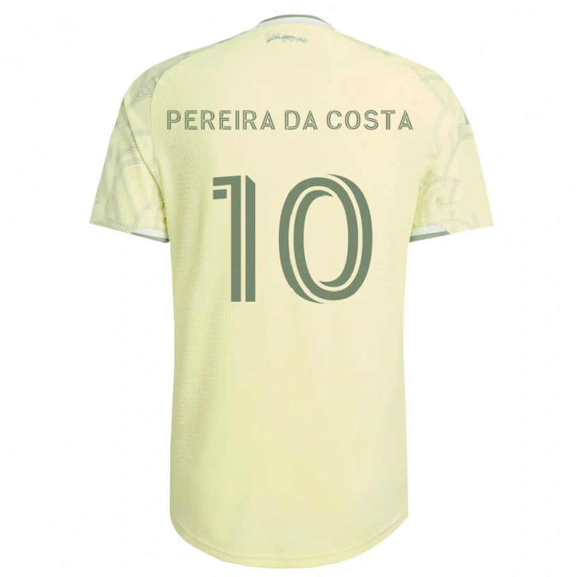 Danxen Kinderen David Da Costa #10 Beige Wit Uitshirt Uittenue 2026/27 T-Shirt