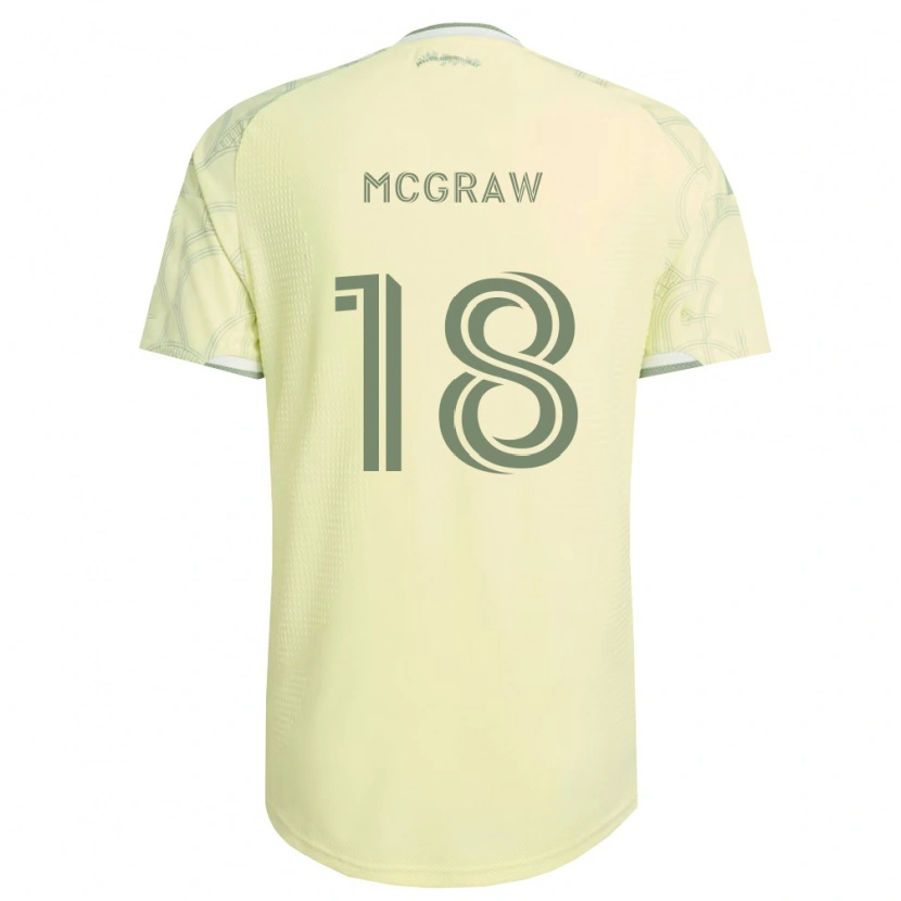 Danxen Kinderen Zac Mcgraw #18 Beige Wit Uitshirt Uittenue 2026/27 T-Shirt