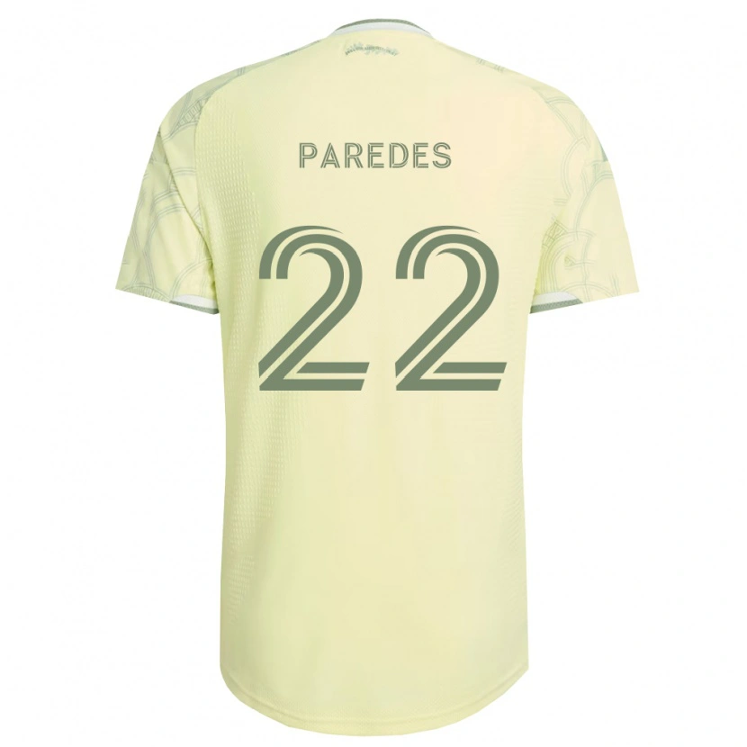 Danxen Kinderen Cristhian Paredes #22 Beige Wit Uitshirt Uittenue 2026/27 T-Shirt