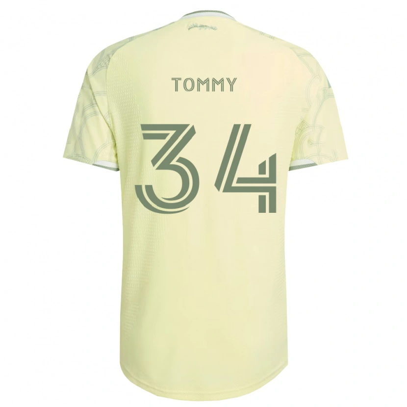 Danxen Kinderen Calem Tommy #34 Beige Wit Uitshirt Uittenue 2026/27 T-Shirt
