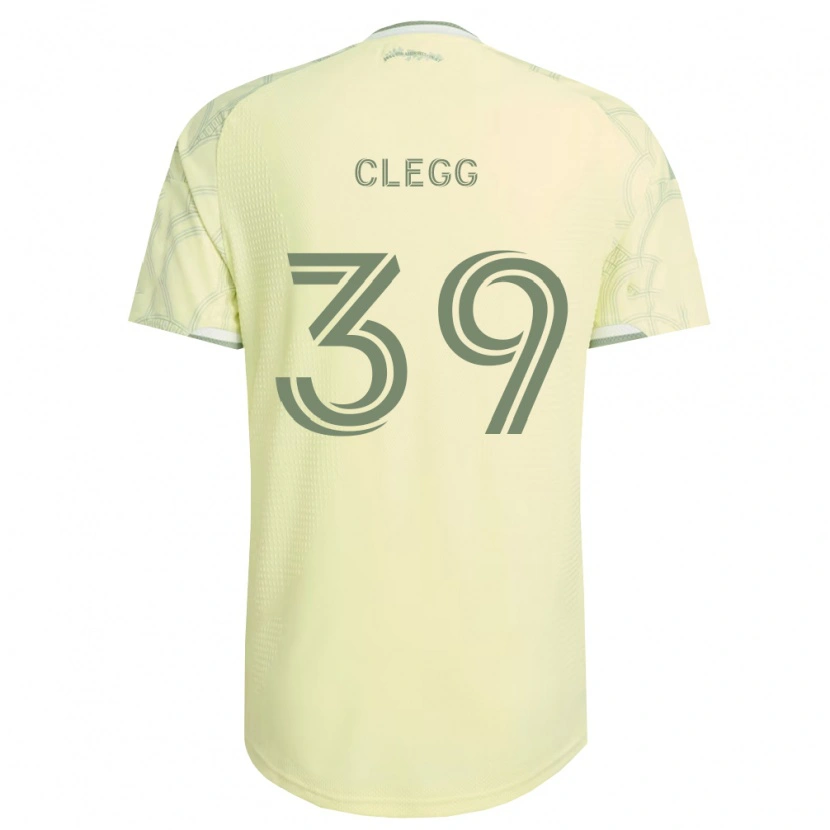 Danxen Kinderen Tyler Clegg #39 Beige Wit Uitshirt Uittenue 2026/27 T-Shirt