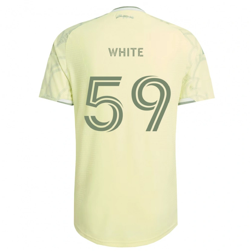 Danxen Kinderen Dario White #59 Beige Wit Uitshirt Uittenue 2026/27 T-Shirt