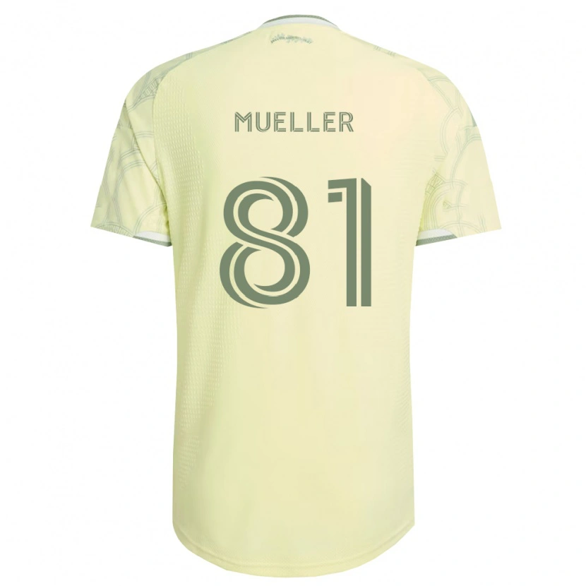 Danxen Kinderen Henry Mueller #81 Beige Wit Uitshirt Uittenue 2026/27 T-Shirt